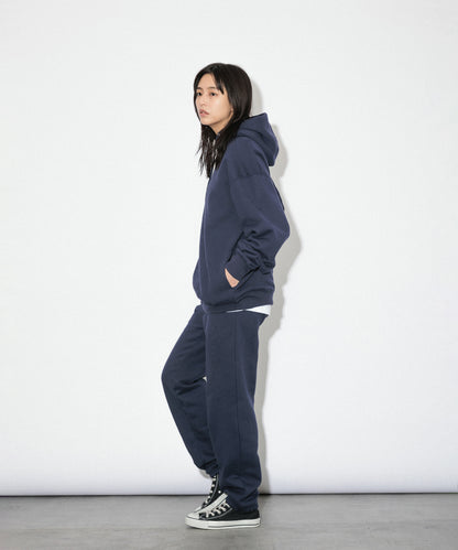 Heavy Hooded Sweatshirt - Seam Pocket / NAVY