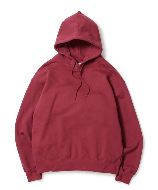 Heavy Hooded Sweatshirt - Seam Pocket / MAROON