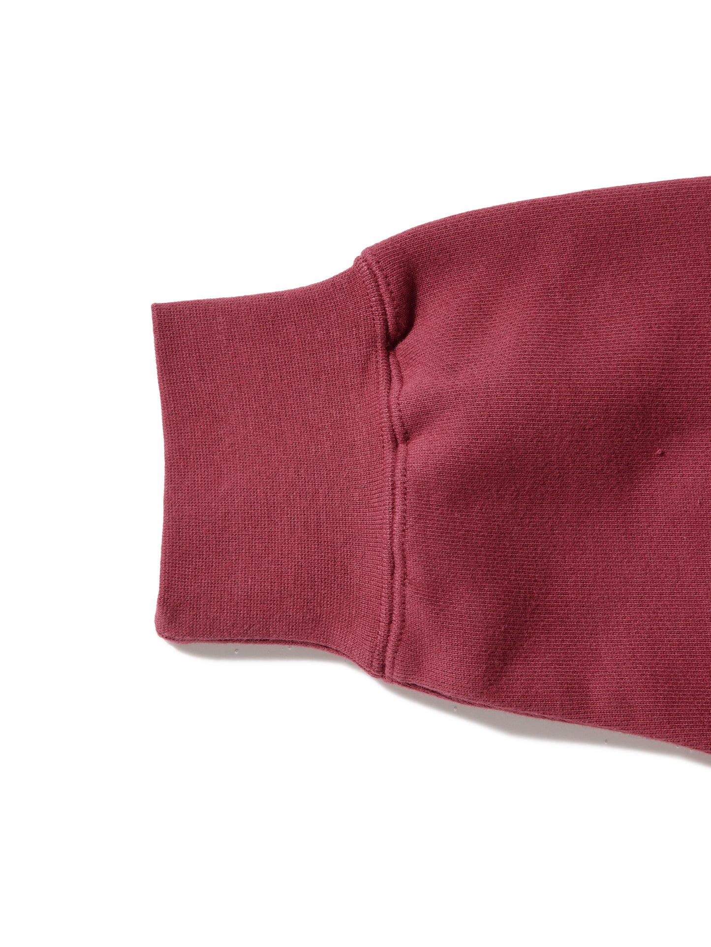 Heavy Hooded Sweatshirt - Seam Pocket / MAROON