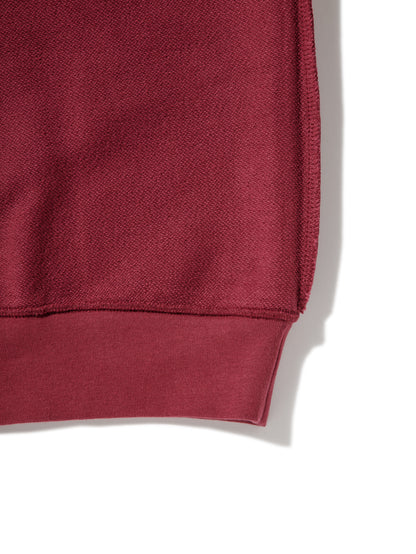 Heavy Hooded Sweatshirt - Seam Pocket / MAROON