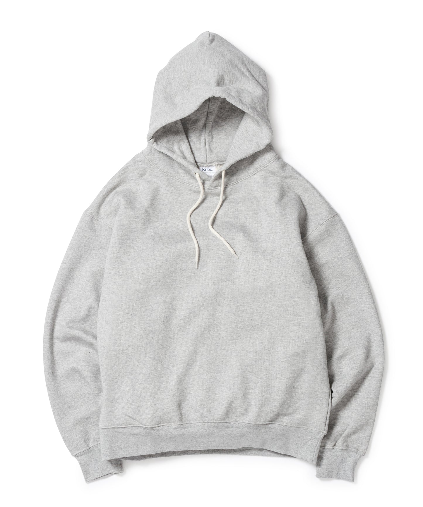 Heavy Hooded Sweatshirt - Seam Pocket / HEATHER GRAY