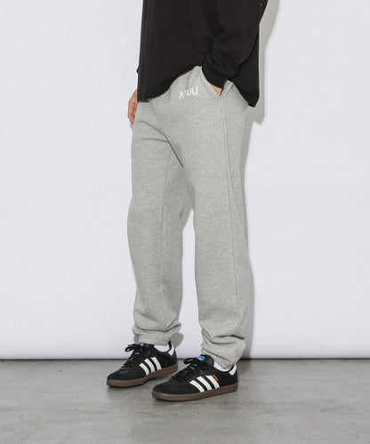 Logo Heavy Sweatpants / HEATHER GRAY