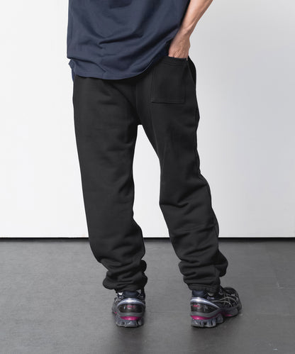 Logo Heavy Sweatpants / BLACK
