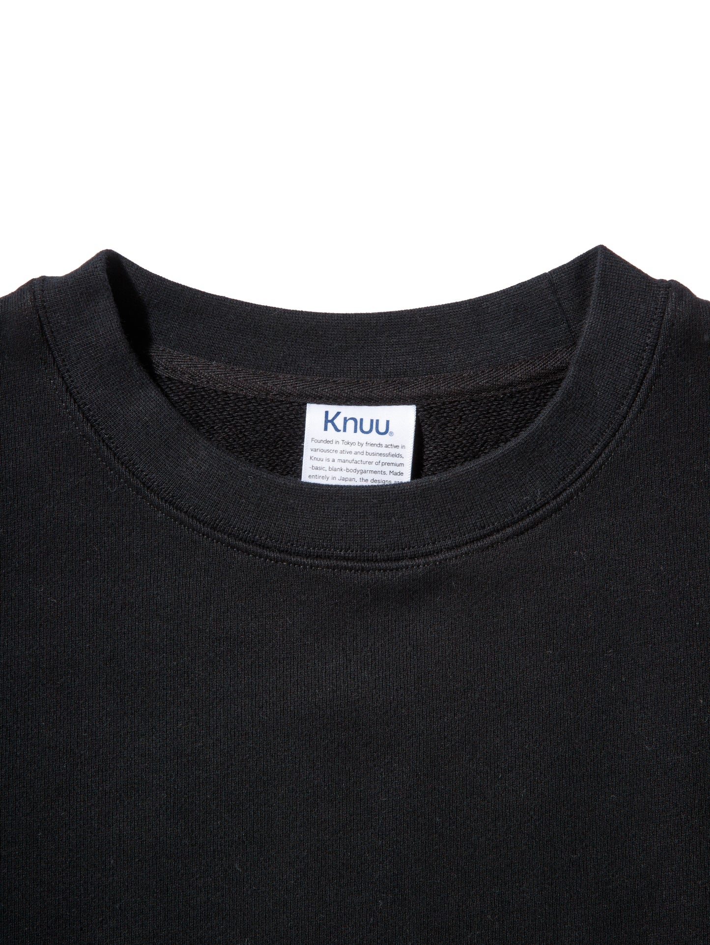 Heavy Crewneck Sweatshirt / BLACK