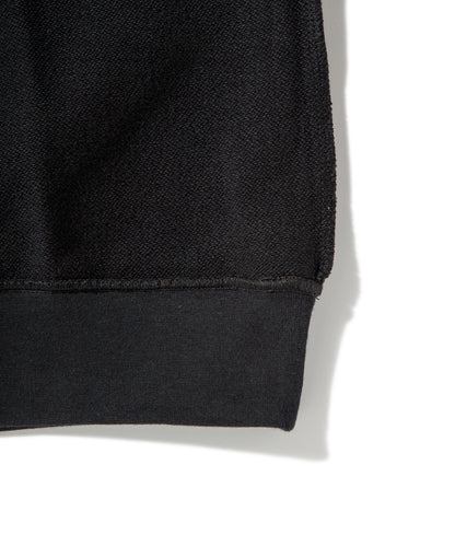 Small Logo Heavy Crewneck Sweatshirt / BLACK