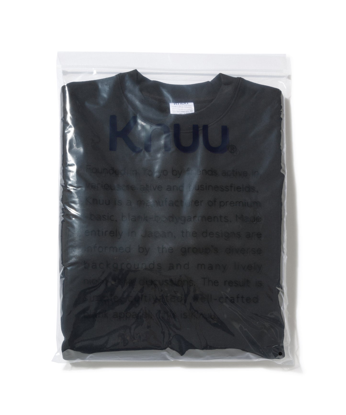 Small Logo Heavy Crewneck Sweatshirt / BLACK