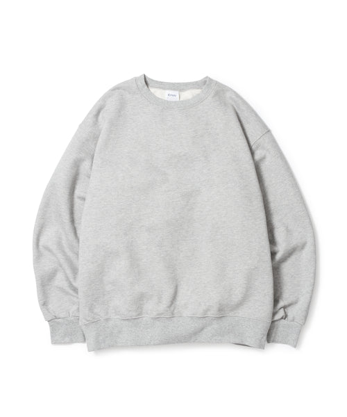 Heavy Crewneck Sweatshirt / HEATHER GRAY - HEATHER GRAY