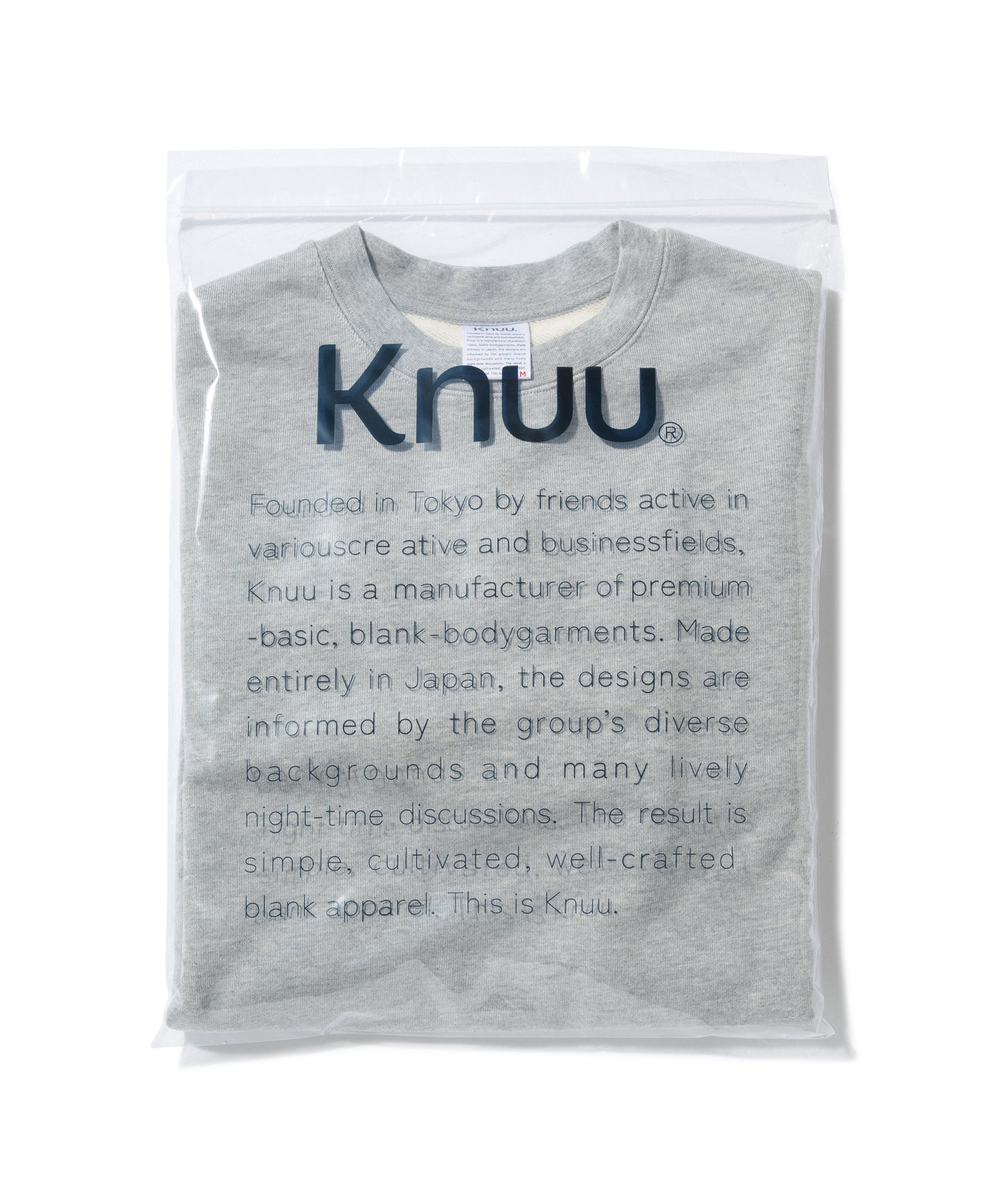 Small Logo Heavy Crewneck Sweatshirt / HEATHER GRAY