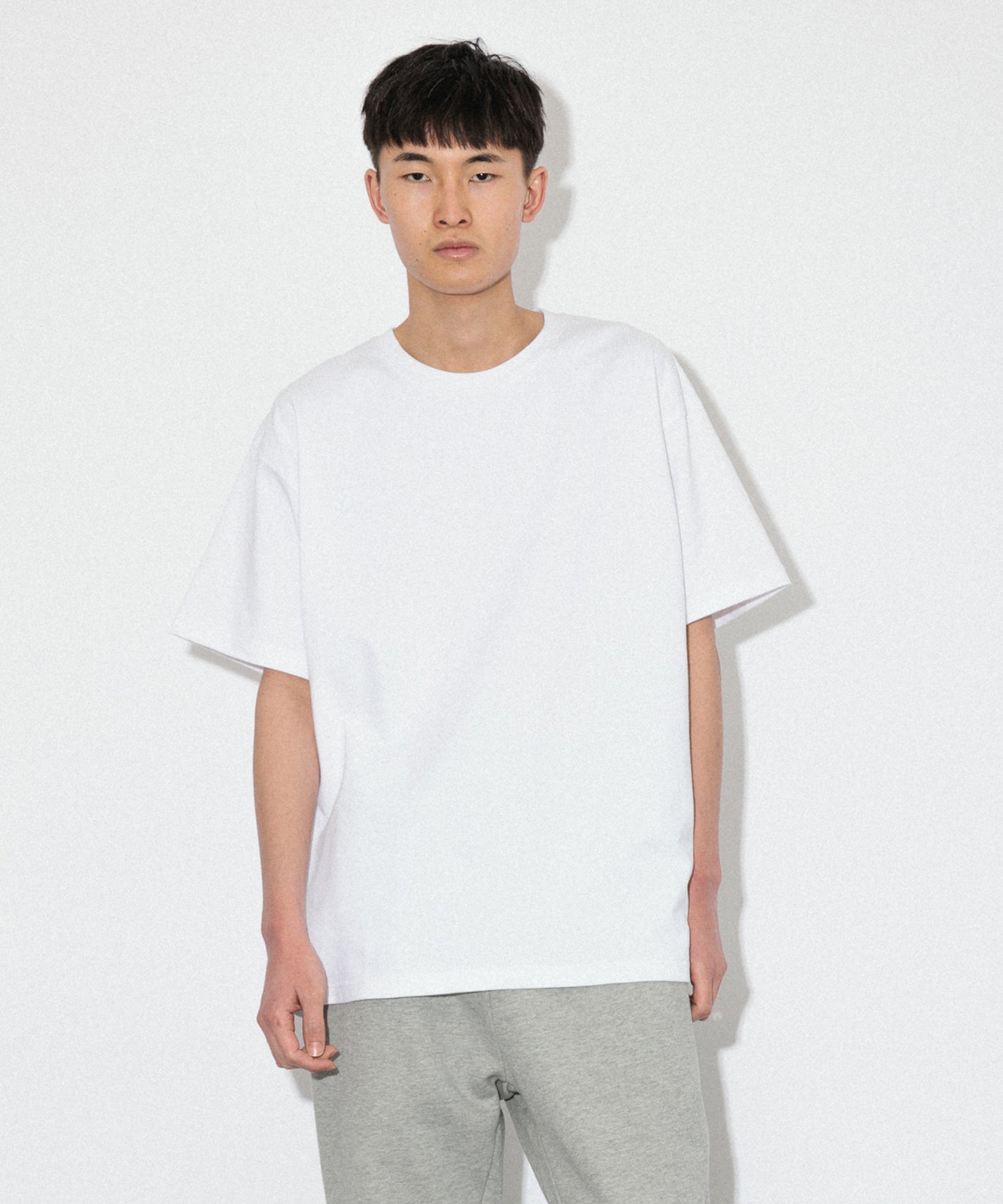 Heavy Crewneck T-Shirt / WHITE