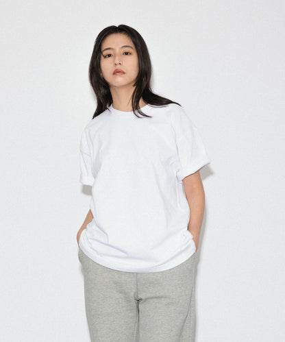 Heavy Crewneck T-Shirt / WHITE