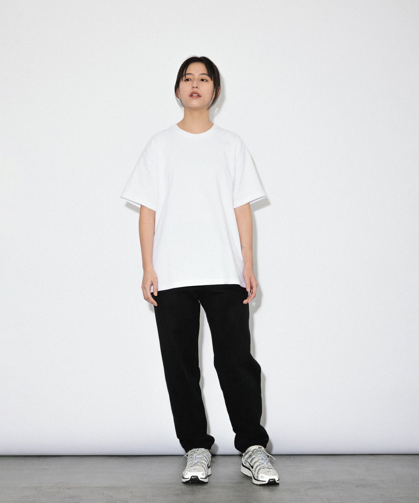 Heavy Crewneck T-Shirt / WHITE