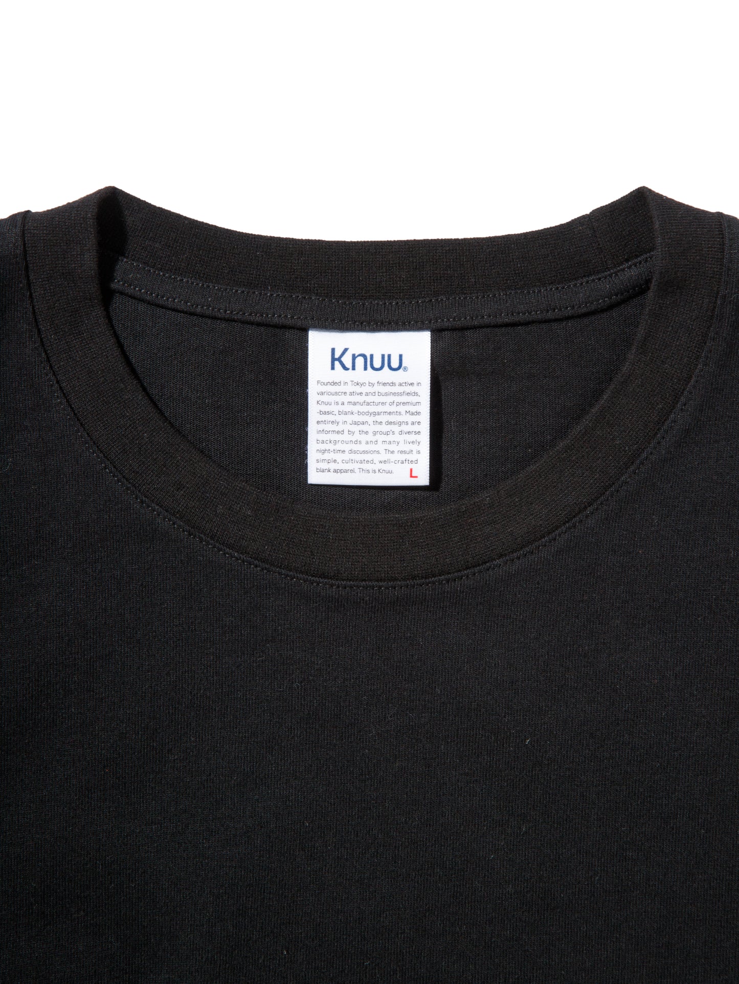 Heavy Crewneck T-Shirt / BLACK