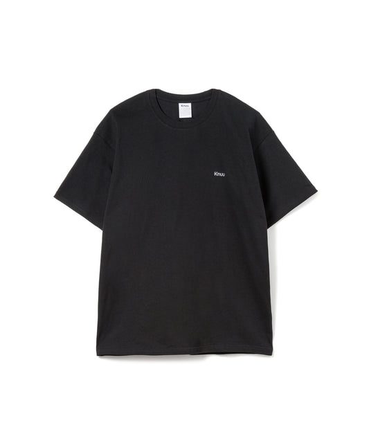 Small Logo Heavy Crewneck T-Shirt / BLACK
