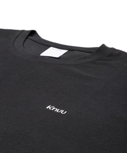 Small Logo Heavy Crewneck T-Shirt / BLACK