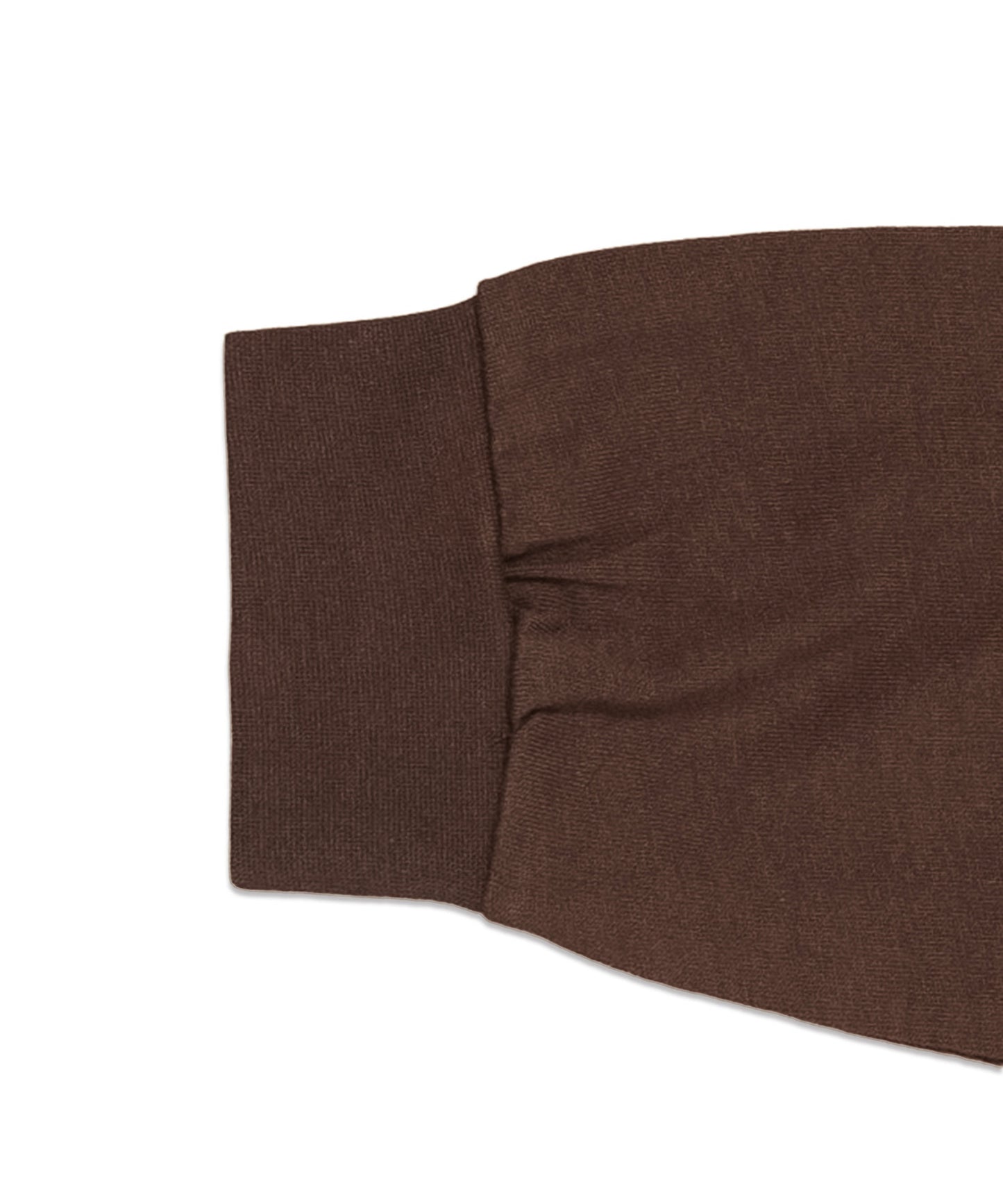 Heavy Crewneck Long Sleeve T-Shirt / BROWN