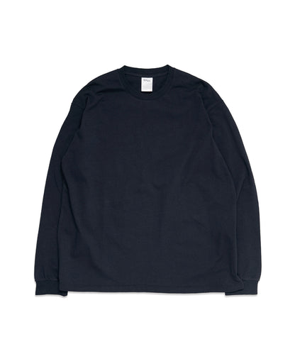 Heavy Crewneck Long Sleeve T-Shirt / DARK NAVY