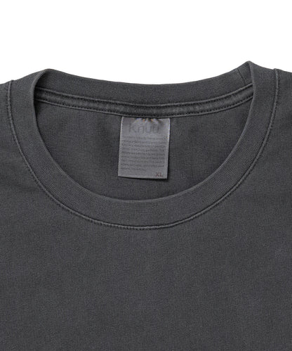 Heavy Pigment Dye Long Sleeve T-Shirt / BLACK