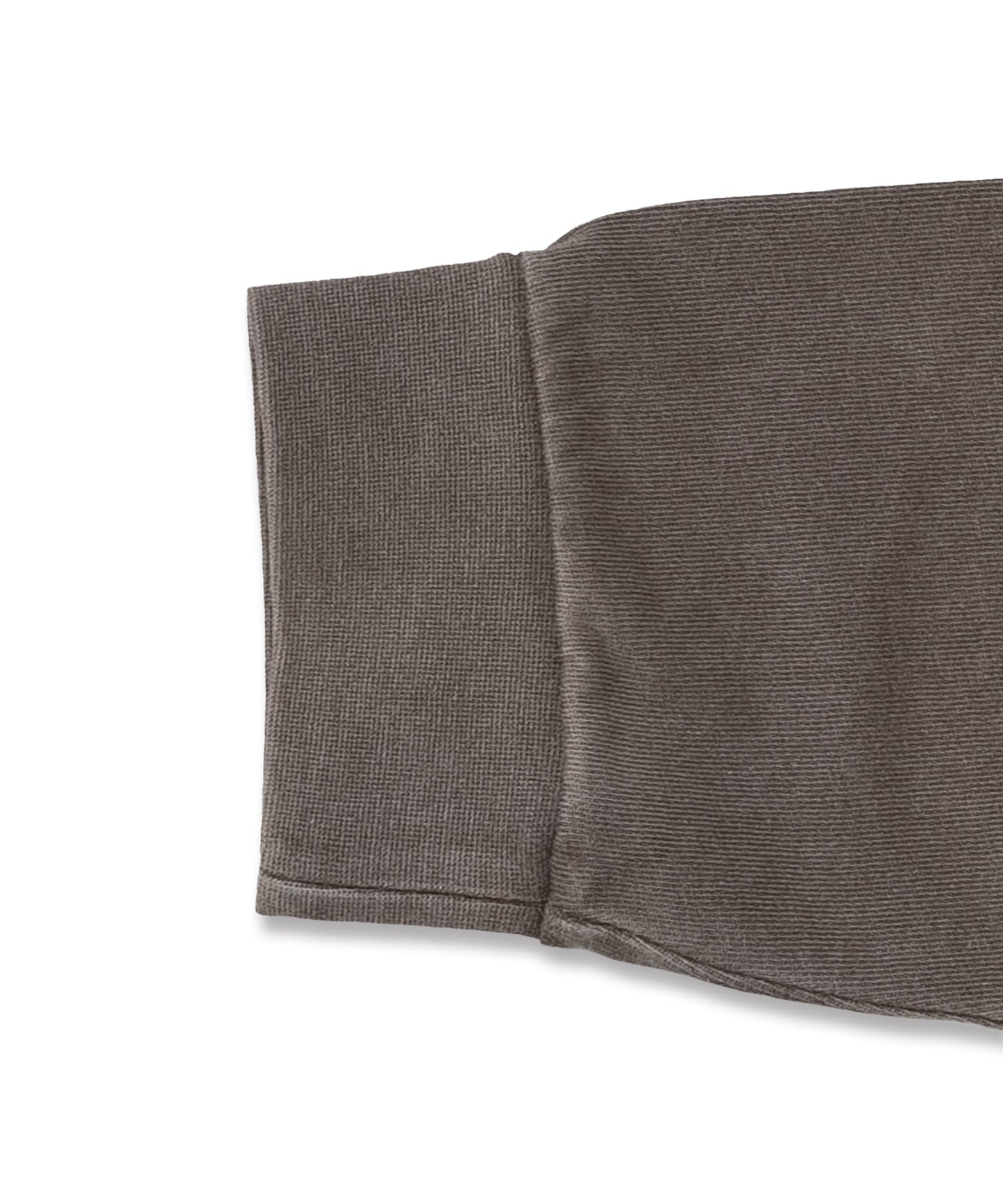 Heavy Pigment Dye Long Sleeve T-Shirt / BROWN