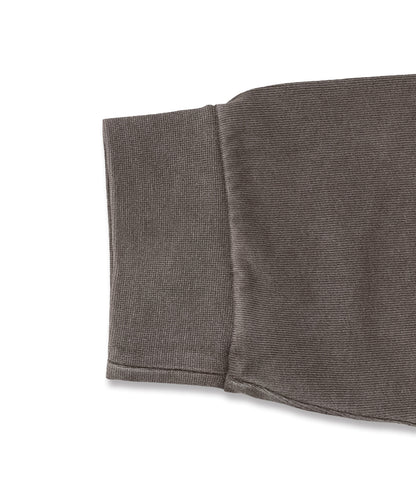 Heavy Pigment Dye Long Sleeve T-Shirt / BROWN