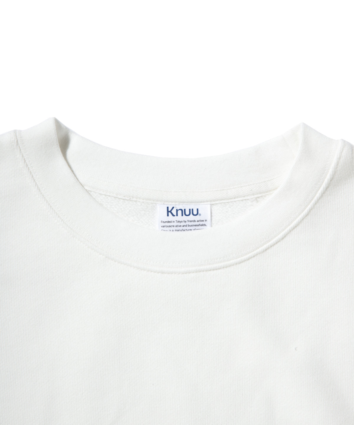 Heavy Sweatshirt - Seam Pocket / WHITE