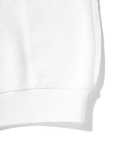 Heavy Sweatshirt - Seam Pocket / WHITE