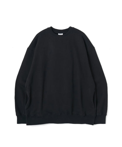 Heavy Sweatshirt - Seam Pocket / BLACK