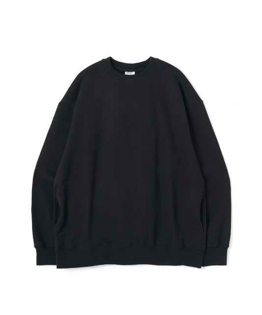 Heavy Sweatshirt - Seam Pocket / BLACK