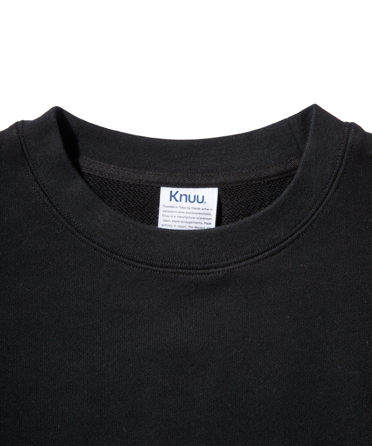 Heavy Sweatshirt - Seam Pocket / BLACK