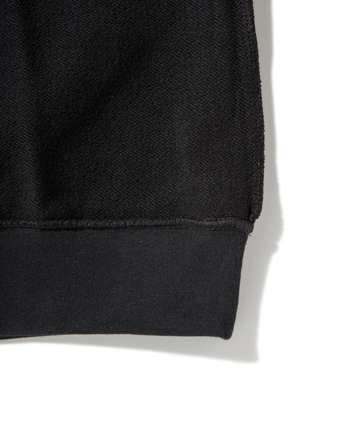 Heavy Sweatshirt - Seam Pocket / BLACK