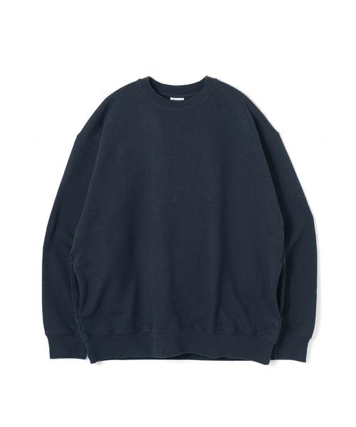 Heavy Sweatshirt - Seam Pocket / DARK NAVY - DARK NAVY