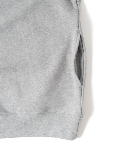 Heavy Sweatshirt - Seam Pocket / HEATHER GRAY