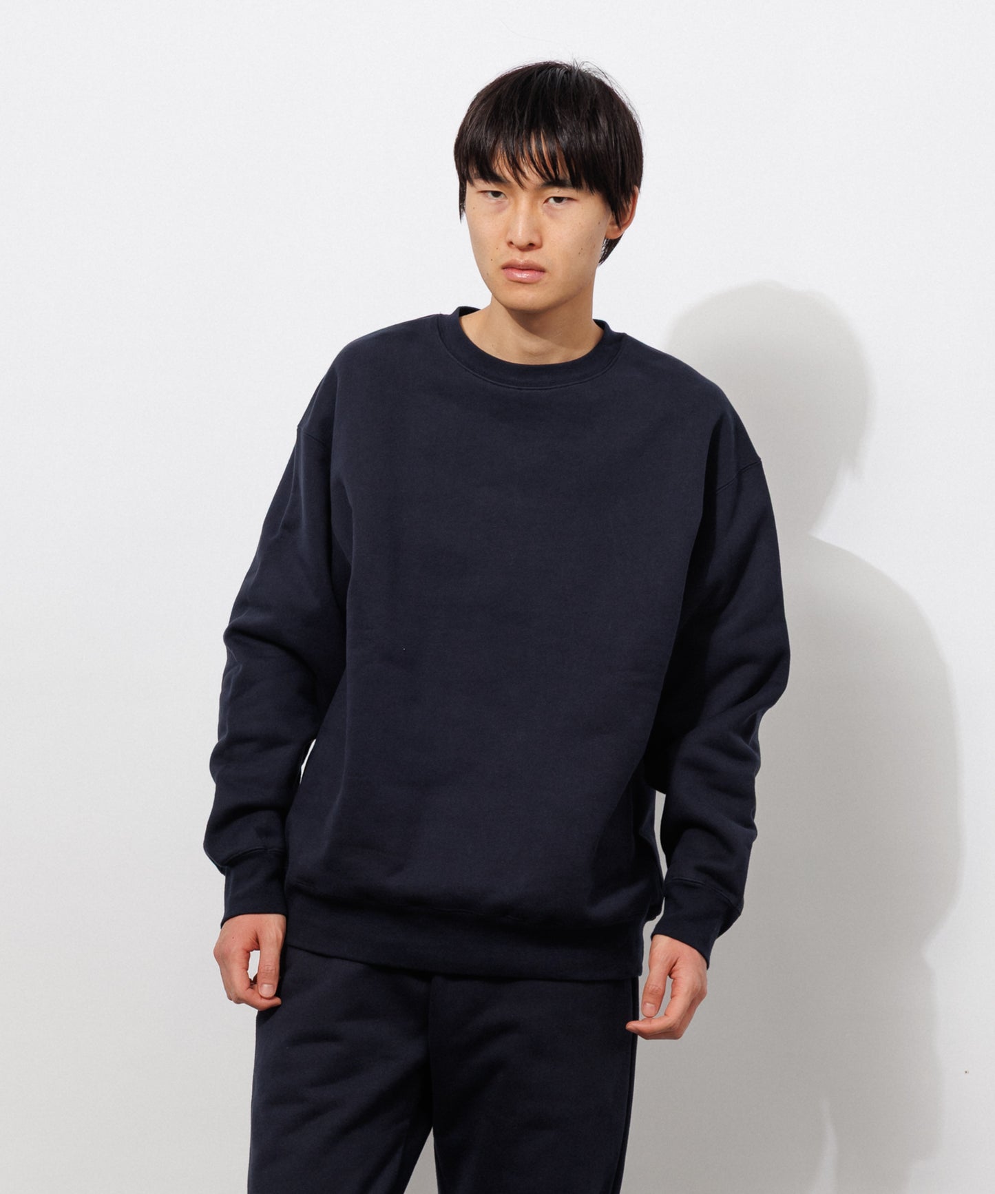 Heavy Crewneck Sweatshirt / DARK NAVY