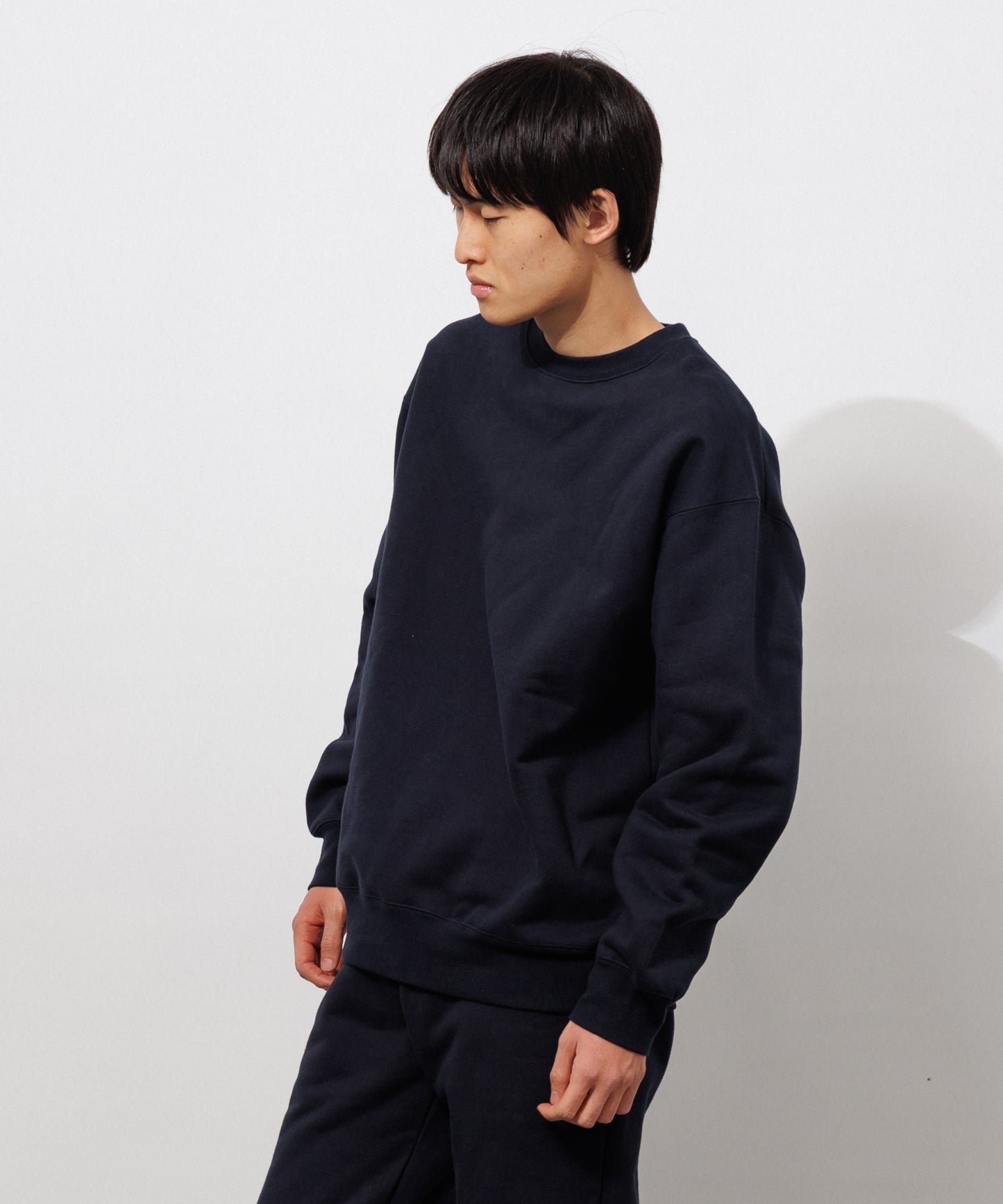 Heavy Crewneck Sweatshirt / DARK NAVY