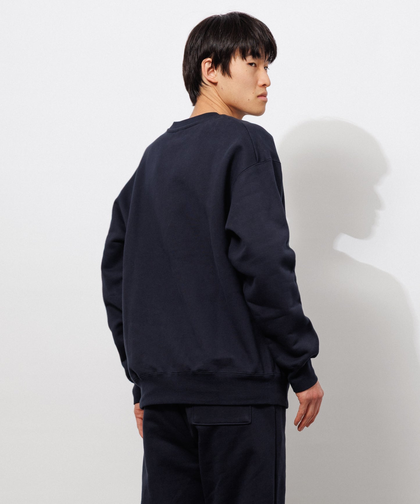 Heavy Crewneck Sweatshirt / DARK NAVY