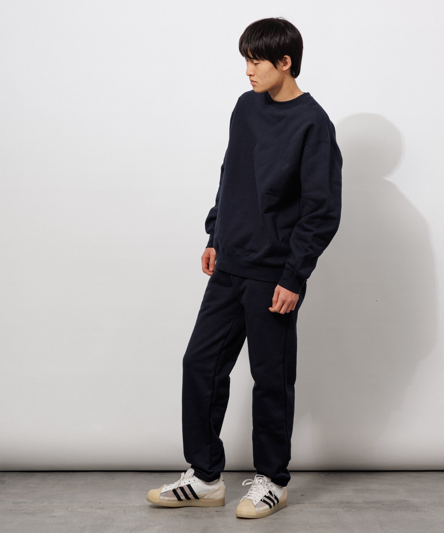 Heavy Crewneck Sweatshirt / DARK NAVY