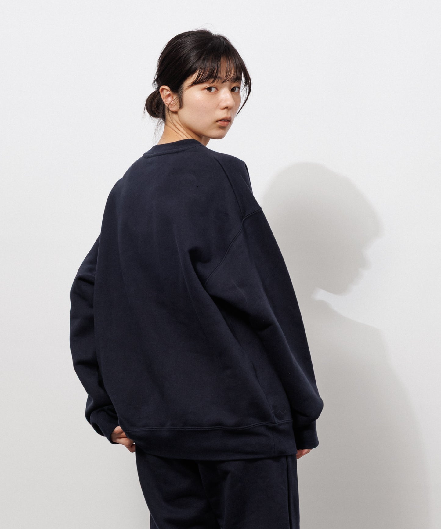 Heavy Crewneck Sweatshirt / DARK NAVY