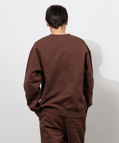 Heavy Crewneck Sweatshirt / BROWN
