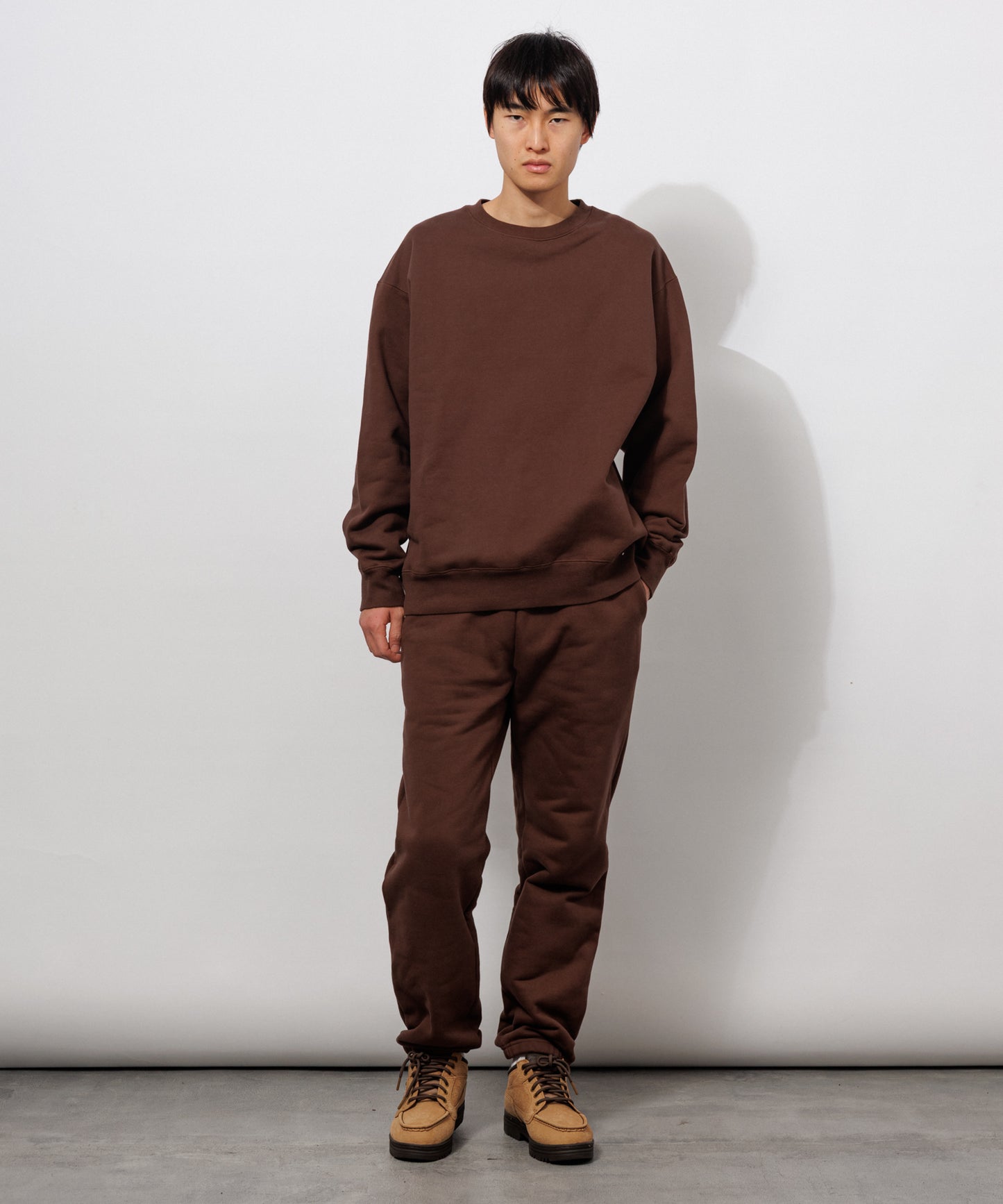 Heavy Crewneck Sweatshirt / BROWN