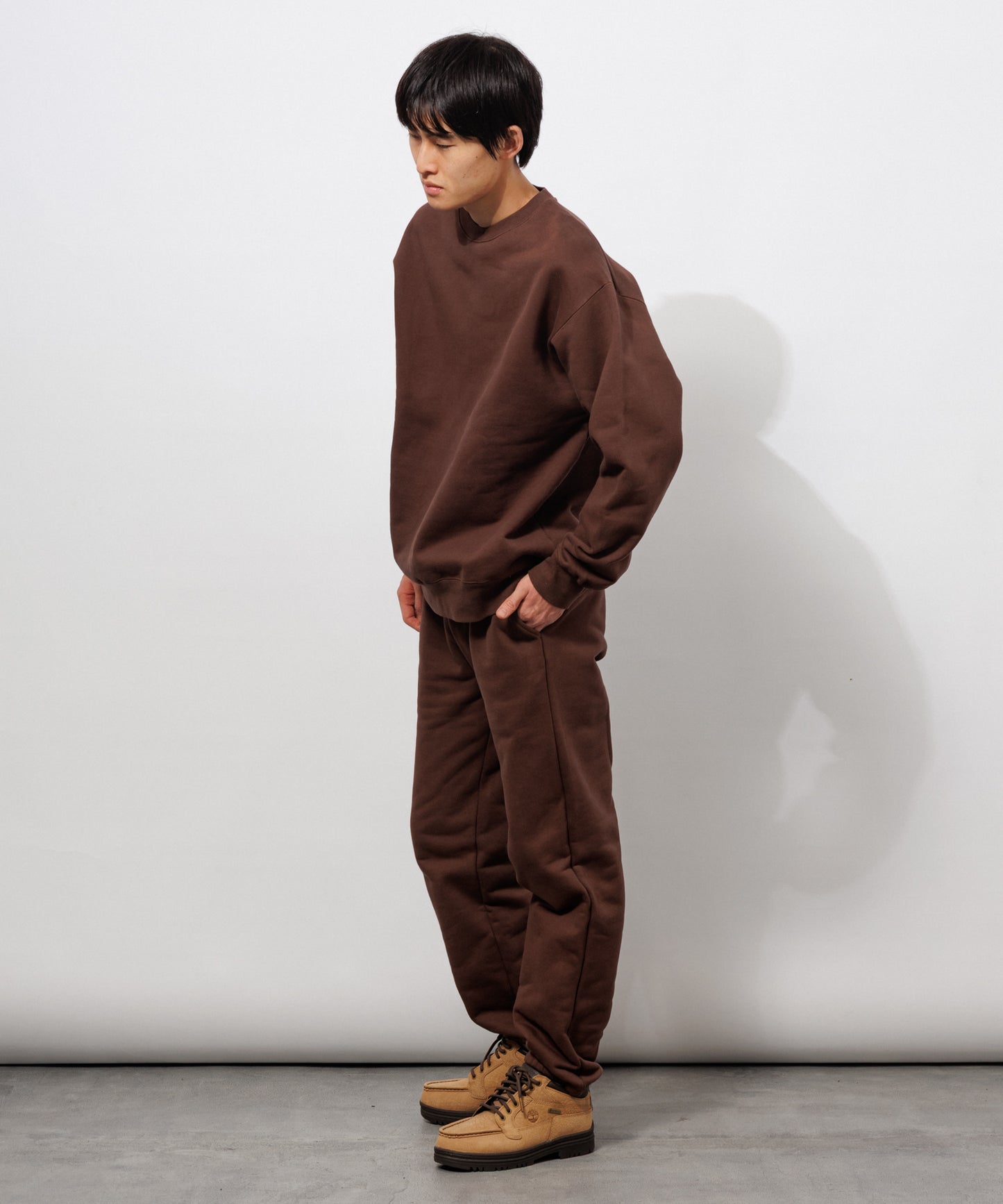Heavy Crewneck Sweatshirt / BROWN