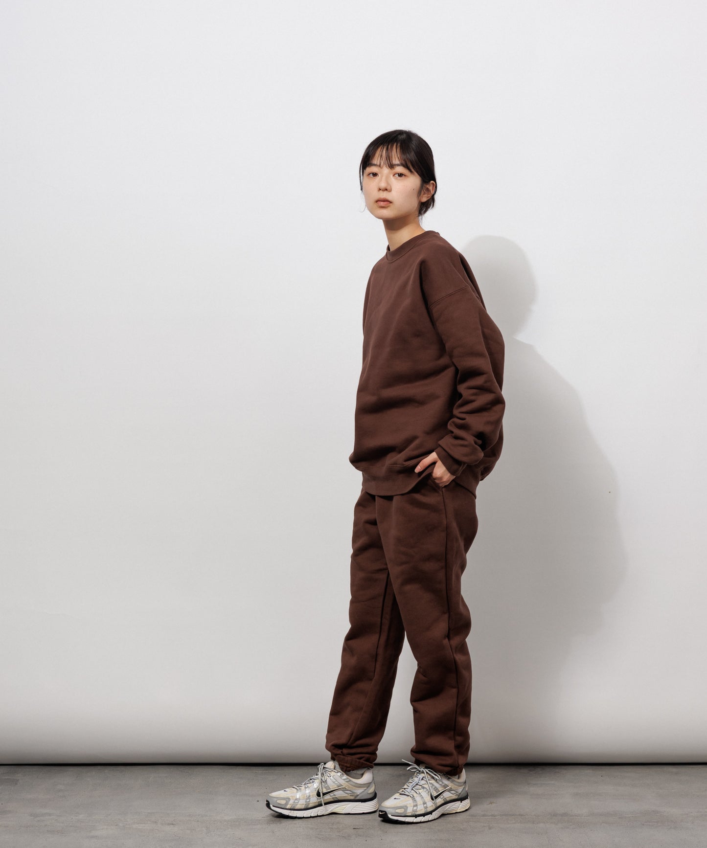 Heavy Crewneck Sweatshirt / BROWN