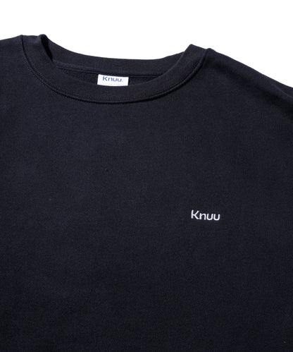 Small Logo Heavy Crewneck Sweatshirt / BLACK