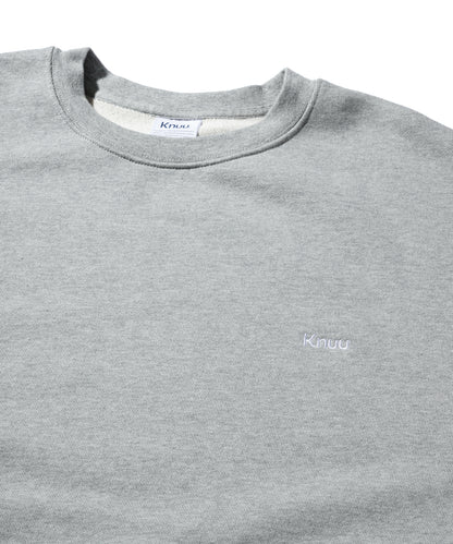 Small Logo Heavy Crewneck Sweatshirt / HEATHER GRAY
