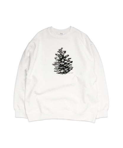 Pinecorn Sweatshirt / WHITE
