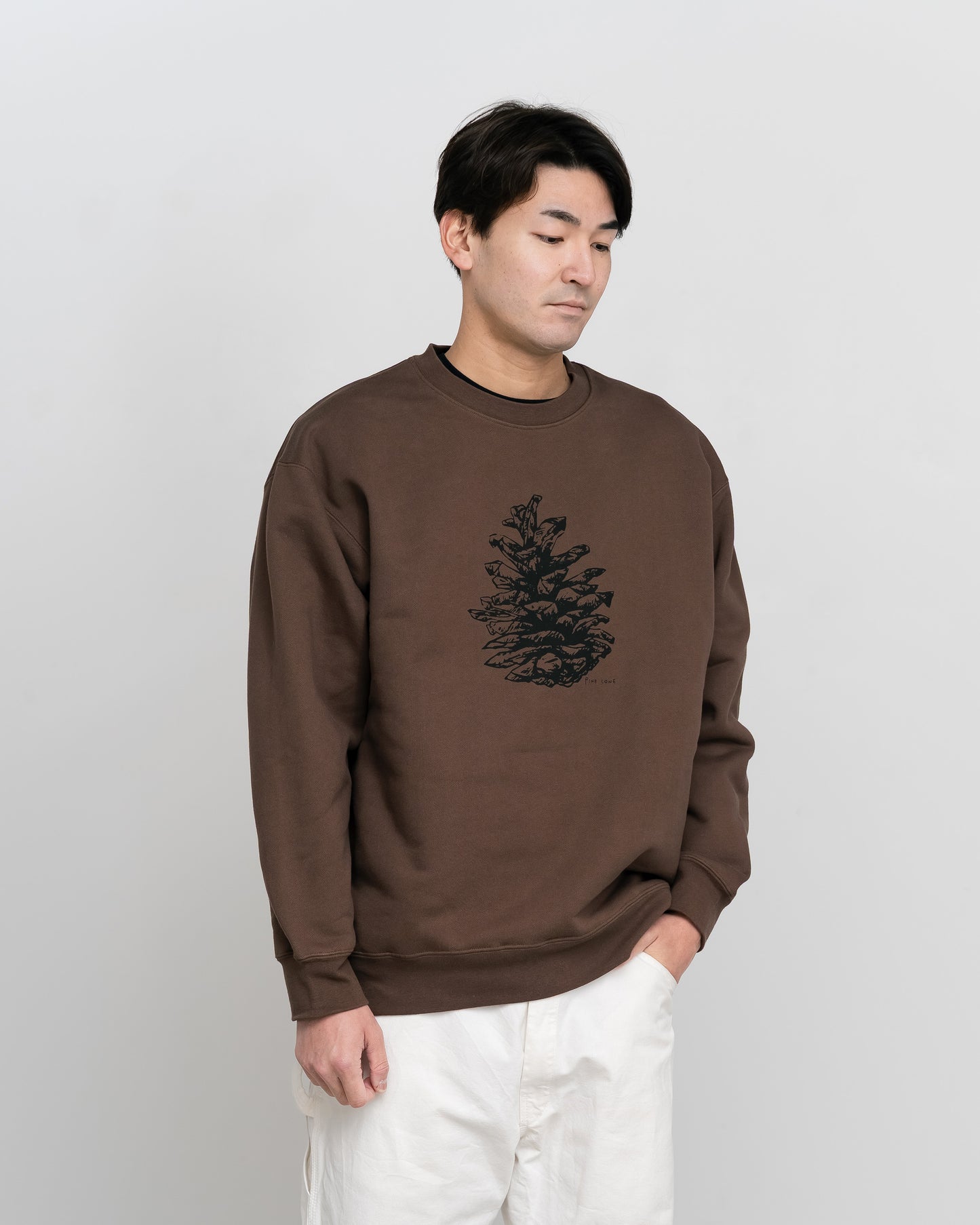 Pinecorn Sweatshirt / BROWN