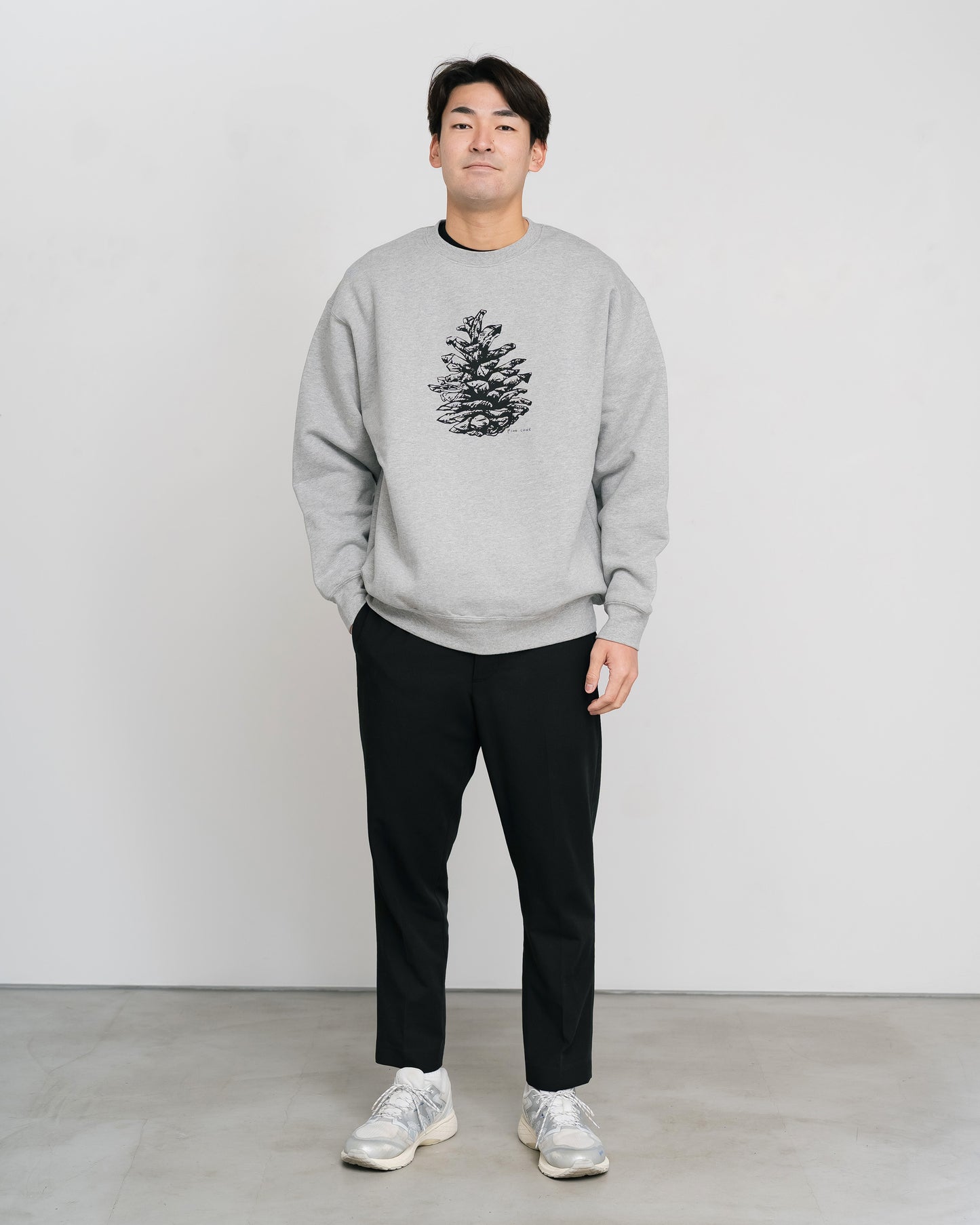 Pinecorn Sweatshirt / HEATHER GRAY