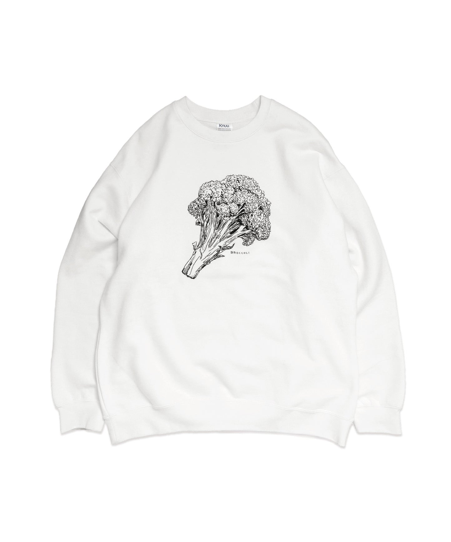 Broccoli Sweatshirt / WHITE