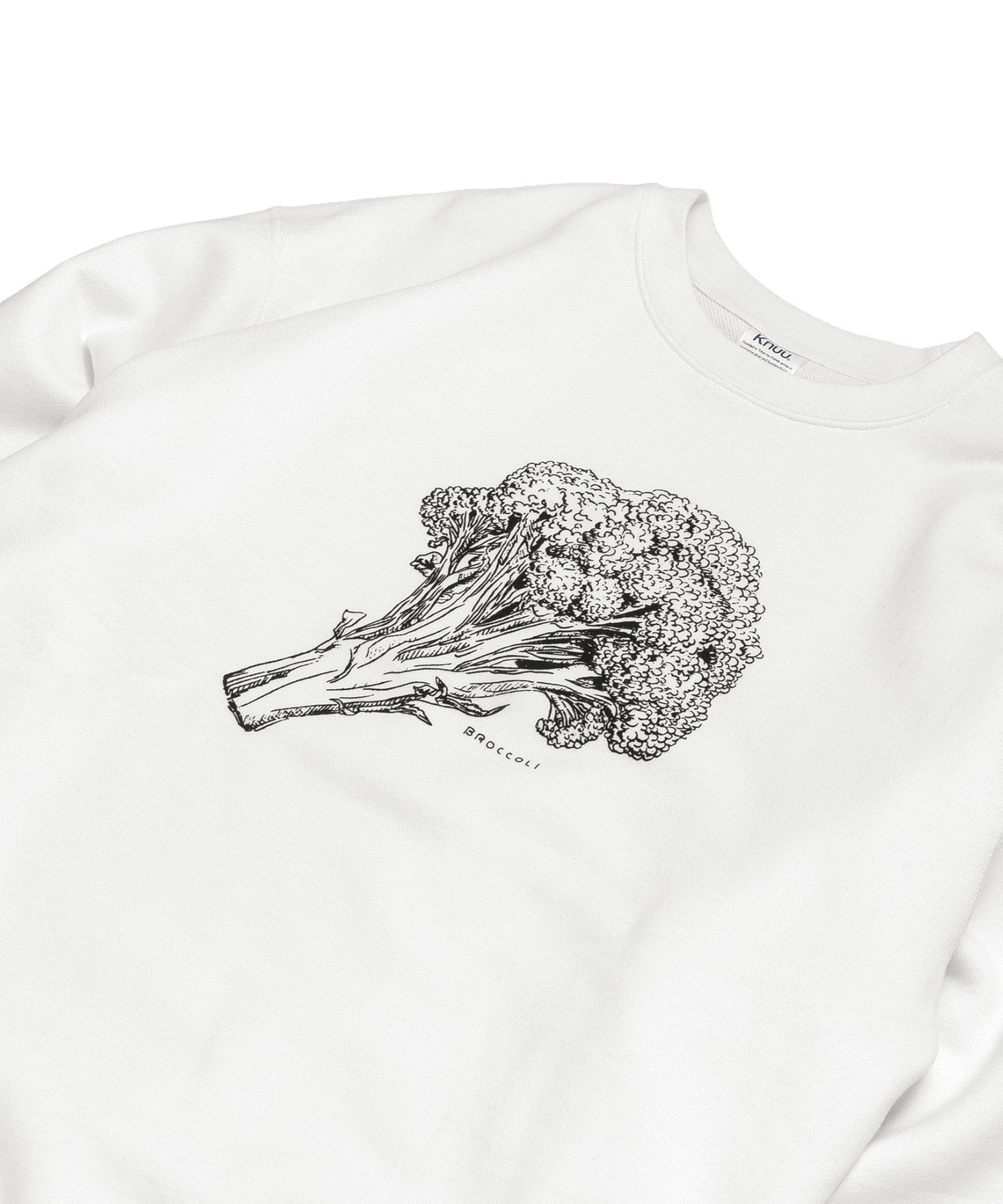 Broccoli Sweatshirt / WHITE