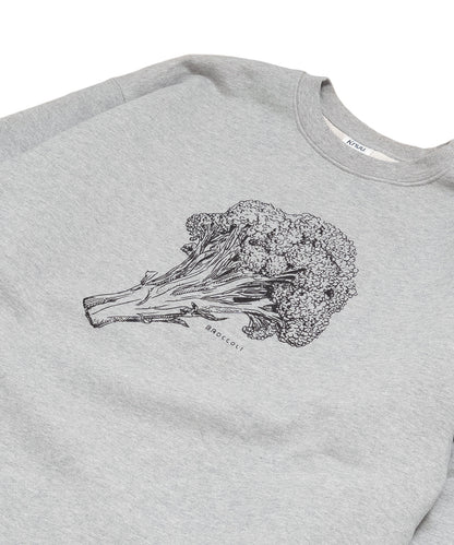 Broccoli Sweatshirt / HEATHER GRAY