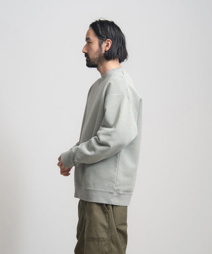 Heavy Pigment Dye Sweatshirt / SAGE GREEN