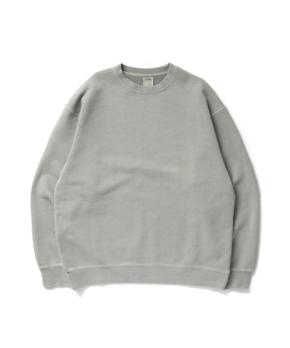 Heavy Pigment Dye Sweatshirt / SAGE GREEN